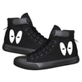thumbnail image 1 of Zapatos de lona con diseño periférico de anime de la película Marvel Deadpool, zapatos casuales altos antideslizantes atractivos y personalizados, 1 of 3