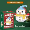 thumbnail image 1 of Christmas Micro Building Blocks Set, Santa Claus and Reindeer DIY Puzzle Assembly Bricks, Festive Table Decoration Ornament, Educational Creative Christmas Gift for Kids, 1 of 6