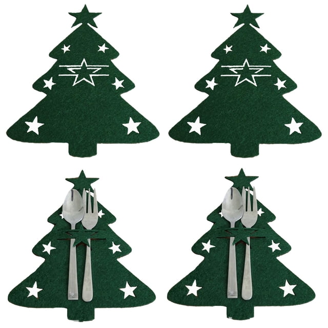 Organizadores de cubiertos Yotijar Soporte para cubiertos Navidad