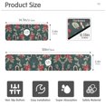 thumbnail image 3 of Yayeee Faucet Mat for Kitchen Sink 30" Diatomite Long Splash Guard Pad, Green Christmas Candy Canes, 3 of 7