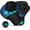 Green-2 PCS Gloves, variant on Water Baseball Glove Set, Pool Toys for Youth Adults, Beach with Bouncing Ball, Catch Mitt, Outdoor Summer Toys