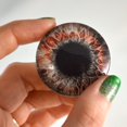 thumbnail image 5 of Red and Black Fantasy Glass Eyes, 5 of 8