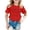 Red, variant on XEGLSBU Girls Shirts Size 14 Trendy Girls Casual Short Sleeve T Shirt with Prints Loose Fit Round Neck Top for Back to School Light Blue Size 130