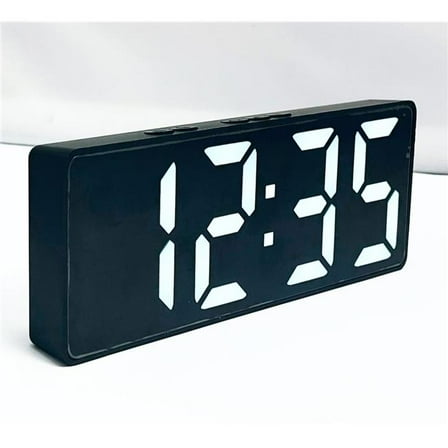 Sonnet Industries T-4437 2 Lcd Number Alarm Clock With Bright White Display