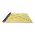 thumbnail image 2 of Ahgly Company Indoor Rectangle Solid Yellow Modern Area Rugs, 7' x 9', 2 of 4