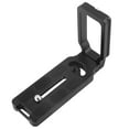 thumbnail image 2 of Quick Release Plate,Black Aluminum Alloy Quick L Camera Bracket Aluminium Alloy Quick Release Plate Effortless Installation, 2 of 12