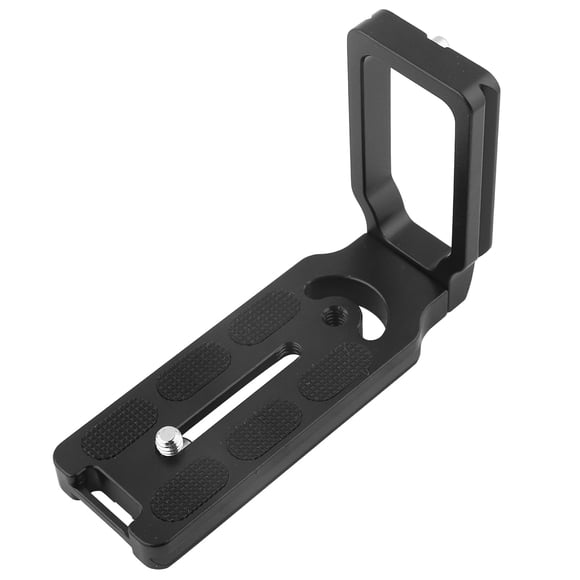 Placa de liberación rápida de aleación de aluminio negra con soporte en forma de L para Canon EOS 5D Mark II Mark III 750D 760D