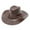 Brown, variant on Uqiangy Large Cowboy Hat Straw Hats for Men Womens Cowboy Hat Cowboy Hats for Men Western Brown Cowboy Hat Western Hats for Men Boys Cowboy Hat Black
