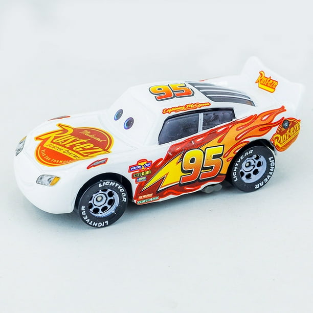 Coche de juguete Mcqueen de Disney Pixar para niños, coche de juguete de aleación de Metal fundido a presión, modelo de coche de juguete, regalo de cumpleaños y Navidad, 1:55