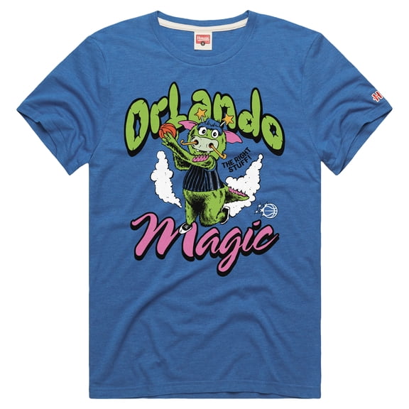 Unisex Homage Royal Orlando Magic The Right Stuff Tri-Blend T-Shirt