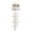 J002- White (Child), variant on Holiday Party Favor, 30 Inch Bright Red Dinosaur Skeleton Mask, Complete Spine and Skull Reptile Design, Halloween Accessory, Playful Eye Catching Piece for Trick Or Treat, Events