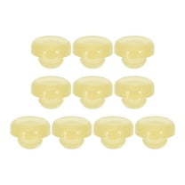 BESTONZON Brake Pedal Stoppers 10pcs Rubber Transparent Car Owners