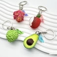 thumbnail image 4 of Osdhezcn Detailed Mini Keychain Ornament Tropical Fruit Designs Portable Bag Decoration, 4 of 7