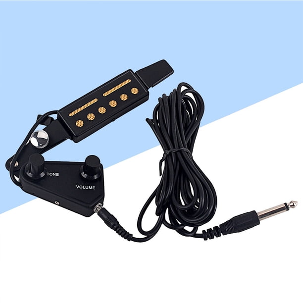 FUTUREORYY Pickup De Guitarra Acústica Clásica Negro Con Bajo Ruido Para Sonido Claro