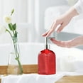 thumbnail image 6 of Cadorn 1 PCS 500ml Press-Type Hand Soap Dispenser, Large Refillable Bottle with Leak-Proof Pump for Home Kitchen Bathroom, Red Liquid Soap Container for Daily Use and Travel, 6 of 6