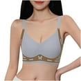 thumbnail image 2 of Ailaofu Womens Wireless Bras Comfortable No Underwire Bralettes Full Coverage Everyday Bras, 2 of 7