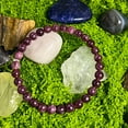 thumbnail image 2 of CNKOO 1/2 Pcs Bracelet Grenat Réglable 6mm Perles en Pierre Naturelle Pierre de Naissance Janvier Symbole d'Engagement Positif Rajeunissement Racine Chakra Équilibre Bijou Cadeau Spirituel Fait Main, 2 of 5