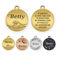 thumbnail image 6 of Personalized Dog Tags and Cat Tags, Stainless Steel Pet Name ID Collar Tag, Both Sides Engraved, Easy to Read, 6 of 8