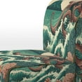 thumbnail image 4 of Designart "Winter Scenery with Red Barn IV" White Farmhouse / Country Upholstered Accent Chair - Traditional Arm Chair For Bedroom, 4 of 5