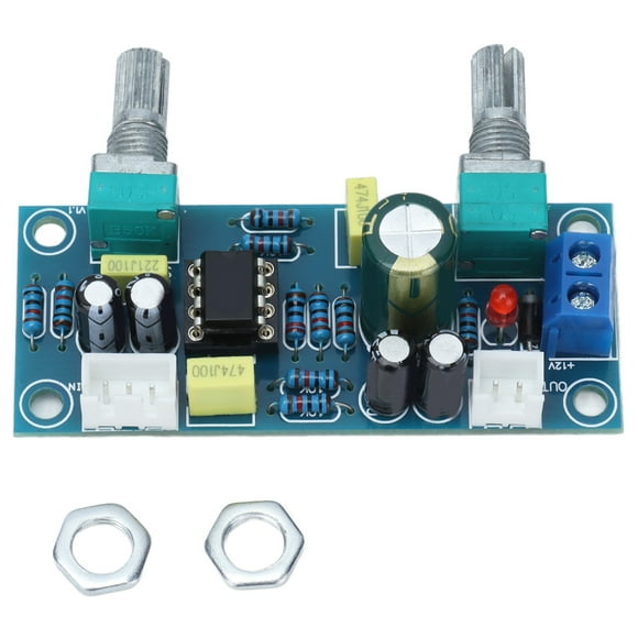 2024 Filter Preamp Board PCB 2 Channel Low Pass Circuit Pre AMP Amplifier Boards 12?24V