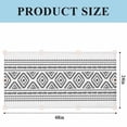 thumbnail image 6 of Black Boho Fluorescent Light Covers for Ceiling Lights 4x2 feet,2 Pack Magnetic Light Filters for Classroom,Vintage Southwestern Geometric Stripes Fluorescent Light Shade Panel for Office School, 6 of 9