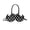A1-Black, variant on Uobin Polka Jelly Handbag For Everyday Use Cute Fashionable Shoulder With Classic Work Street Style