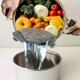 thumbnail image 2 of 1pc, strainer, silicone pot strainer, adjustable silicone clip strainer for pots, pans and bowls, kitchen pot strainer, handheld pot strainer, fruit w, 2 of 4