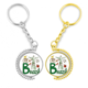 thumbnail image 1 of Brasil símbolo nacional el patron de referencia Anillo de oro de metal llavero llavero, 1 of 4