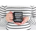 thumbnail image 2 of Society, Right, Responsibility, Black 11oz Ceramic Mug, 2 of 5