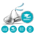 thumbnail image 1 of Darling Souvenir 190 Pcs DIY Candy Chocolate Labels Graduation Theme Stickers-Turquoise Blue, 1 of 2