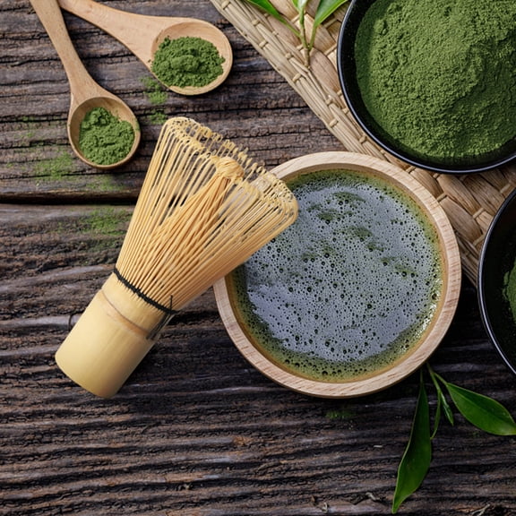 Livrdious Matcha Green Tea Whisk Natural Tea Whisk Matcha Tea Set Chasen Preparation Matcha Powder Brush Tool For Tea Ceremony Tea Drinking on Clearance