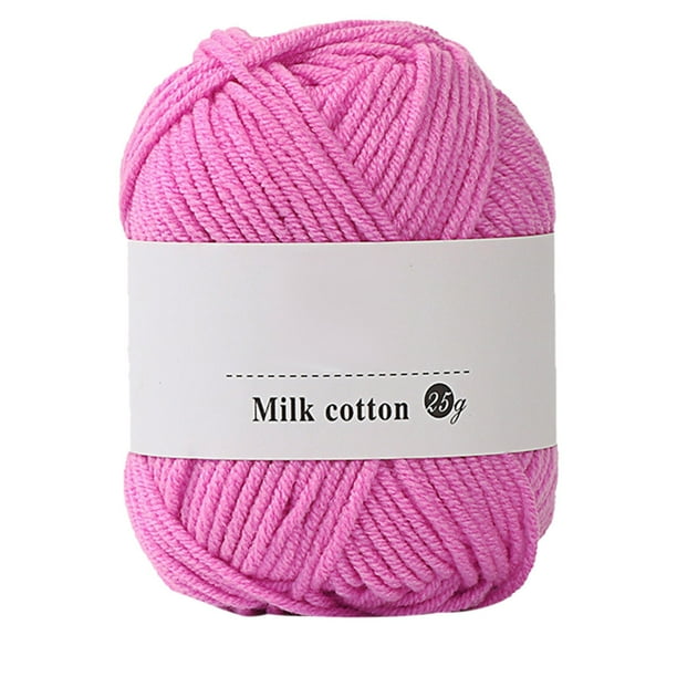 Hilo de algodón suave para tejer a dos agujas y a ganchillo: hilo ligero para tejer bufandas, gorros, suéteres y manualidades para bebés. Hilo suave y resistente para proyectos de costura a mano.