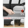 thumbnail image 3 of APYEAR Desk Walking Pad Treadmill for Under Desk, 2.5HP Motor, LED Display, Remote Control, 5% Incline, for Home Office Use, Perfect for Walking Jogging and Running., 3 of 6