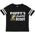 thumbnail image 3 of Inktastic Poppy's Fishing Buddy with White Text Boys Toddler T-Shirt, 3 of 5