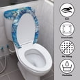 thumbnail image 4 of HELLHERO Sea ​​Turtle Polyester Fabric Toilet Seat Cover Replacement & Washable and Reusable Toilet Lid Seat Cover & Fits All Toilet Shapes for Bathroom Home Soft, 4 of 8