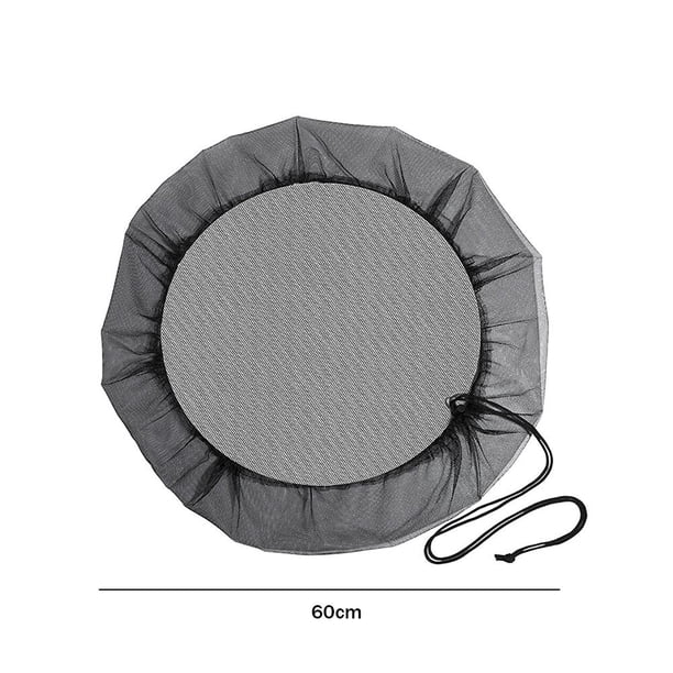 Cubo de lluvia de 60 cm, cubierta de malla para insectos, cordón de nailon, cubo de agua, filtro, bolsa de red Sywqhk Libre de BPA