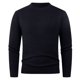 thumbnail image 4 of Kalauyu Men's Pullover Sweater Crewneck Cable Knit Long Sleeve Sweater Classic Soft Knitted Sweaters with Ribbing Edge, 4 of 5