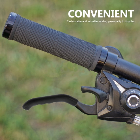 Worgeous Silicone Bike Brake Grip Covers for Home Use Nonslip Texture Black Color Universal Fit for Various