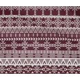 thumbnail image 4 of oneOone Cotton Flex Maroon Fabric Aztec Tribal Craft Projects Decor Fabric Printed By The Yard 40 Inch Wide, 4 of 4