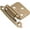 Antique Brass, variant on Hickory Hardware Surface Self-Closing Collection Hinge (Pair), Flush - Chrome