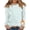Mint Green, variant on Womens Long Sleeve Shirts 2026 Basic Lightweight Casual Loose Shirts Spring and Autumn Chic Casual Tee