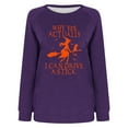 thumbnail image 4 of Meichang Chandails en Molleton pour Femmes Sans Capuche Manches Longues Col Rond Pull Confortable Mignon Graphique Automne Chandails en Molleton Légers Raglan, 4 of 4