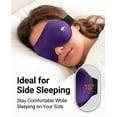 thumbnail image 3 of 3 Pack Sleep Masks for Women & Men: Soft Blackout Eye Mask for Sleeping - 3D Contoured Zero Pressure Design - Comfortable for Side Sleepers and Travel, 3 of 8