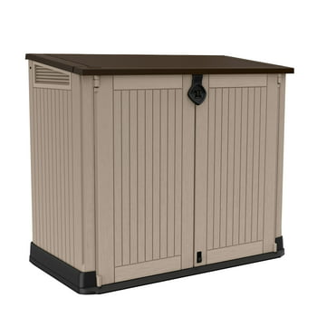 Keter Store-It-Out Midi 30-Cu Ft All-Weather Resin Storage Shed (Beige)