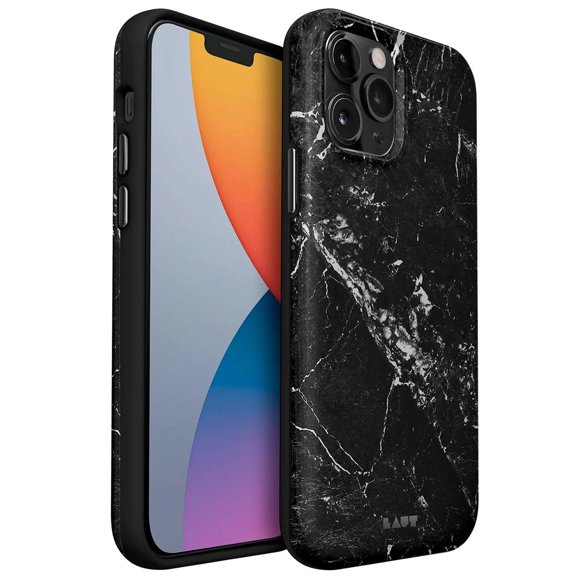 Funda LAUT Huex para iPhone 12 PRO MAX Negro marmol