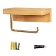 thumbnail image 1 of Naiovety Práctico y práctico soporte montado en la pared para baño, bandeja portarrollos de baño de amplia aplicación Juegos de accesorios de baño, 1 of 6