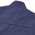 thumbnail image 4 of Gamivast Men's Softshell Vest Sleeveless Windbreaker Jacket Full Zip Outerwear with Zipper Pockets Lightweight Stand Collar for Hiking Golf Casual Outdoor Work Dark Blue XL, 4 of 8