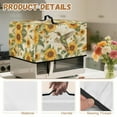thumbnail image 6 of TSOVTHRID Hummingbird Sunflower Letter Print Microwave Oven Dust Cover with Handle Microwave Oven Grill Cover Protector Universal Reusable Decor Accessories for Kitchen, 20.9"W x 15.7"D x 12.4"H, L, 6 of 7