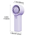 thumbnail image 3 of Mini ventilador portátil de mano | Ventilador de escritorio de bolsillo con aspas de turbina | Ventilador USB ligero para oficina, estudio y viajes, 3 of 9
