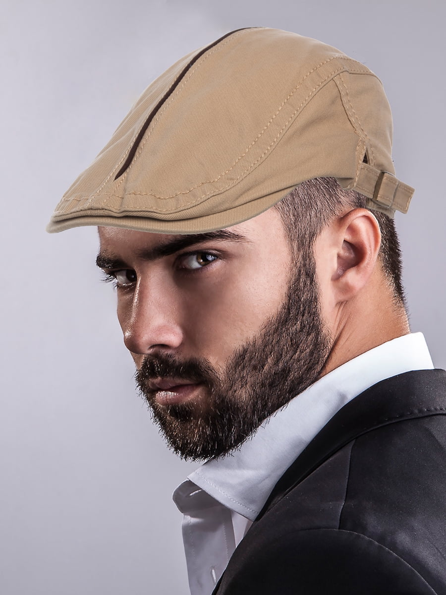 Bodvera - Bodvera Cabbie Cap One-Size Adjustable Fashion Hat Men’s ...